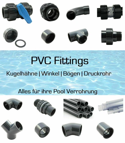 Pvc fittings pool verrohrung - pvc, |