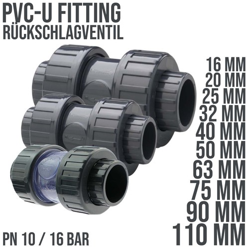Pvc klebe fittings - pvc-u,