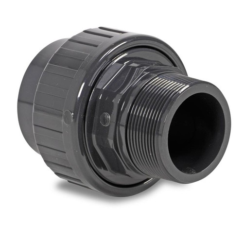 Mega verschraubung pvc 50mm - verschraubung, pvc-u